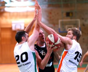 Basketball 2.Bundesliga 2014/15 Grunddurchgang 8.Runde Basket Flames vs. Mattersburg Rocks